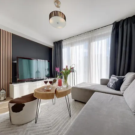 Daire Luxury Heaven Apartment - 116 M2 Fireplace 3 Bedroom - Free Parking Katoviçe